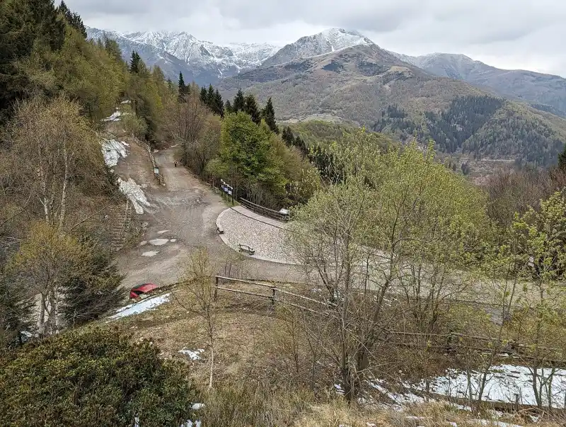 Passstrasse am Bocchetto Sessera