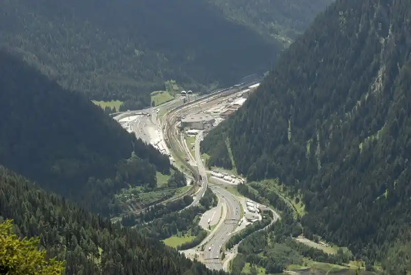 Passstrasse am Brennerpass