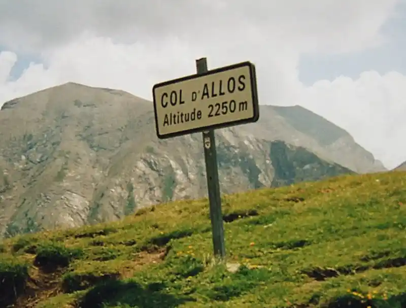 Passstrasse am Col d’Allos