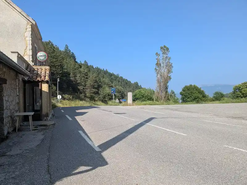 Passstrasse am Col de Cabre