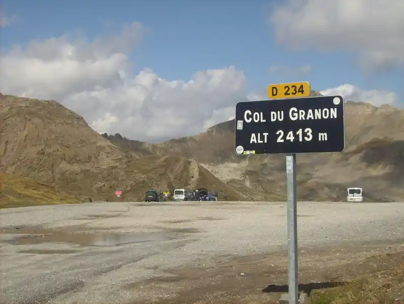 Passstrasse am Col de Granon