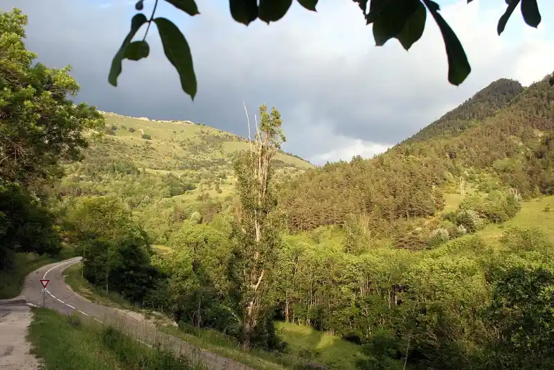 Passstrasse am Col de Grimone