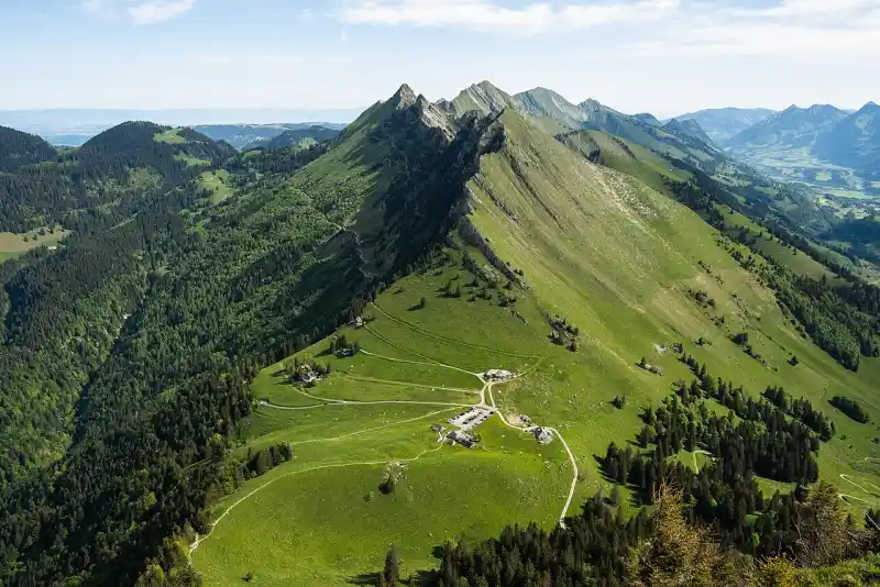 Passstrasse am Col de Jaman