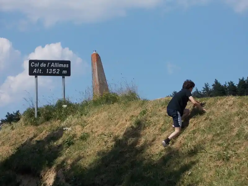 Passstrasse am Col de l'Allimas