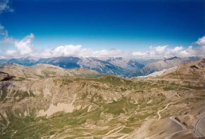 Passstrasse am Col de la Bonette