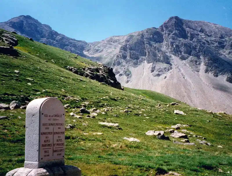 Passstrasse am Col de la Cayolle