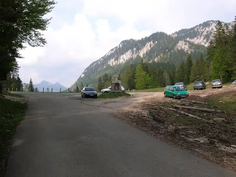 Passstrasse am Col de la Charmette