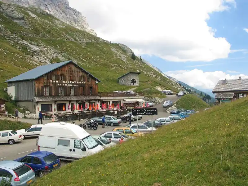 Passstrasse am Col de la Colombière