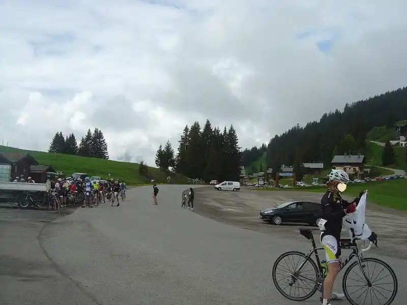Passstrasse am Col de la Croix Fry