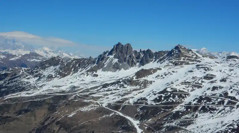 Passstrasse am Col de la Loze