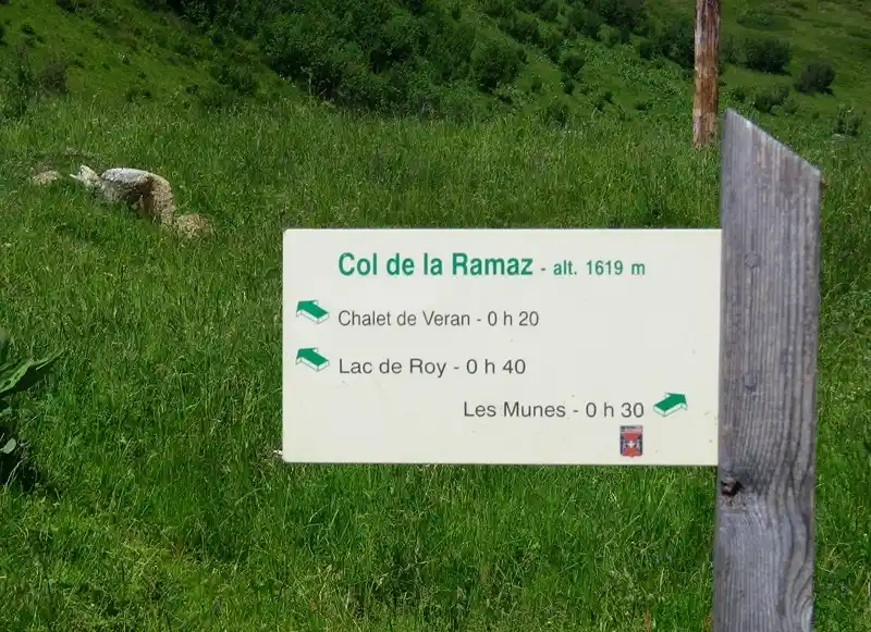Passstrasse am Col de la Ramaz