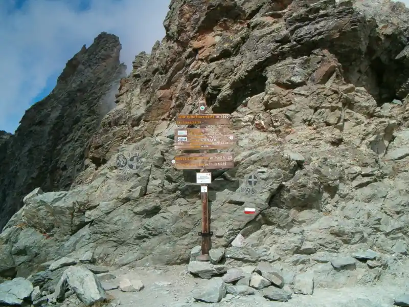 Passstrasse am Col de la Traversette