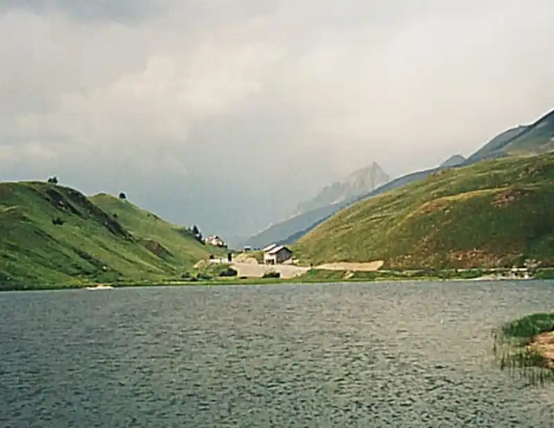Passstrasse am Col de Larche