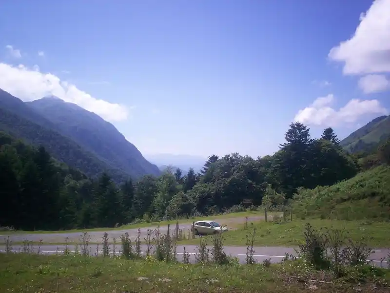 Passstrasse am Col de Marie-Blanque
