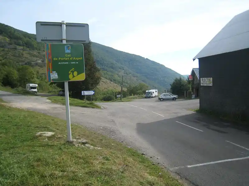 Passstrasse am Col de Portet-d’Aspet