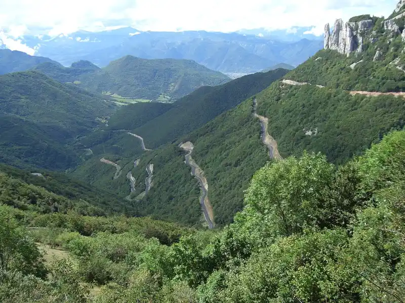 Passstrasse am Col de Rousset