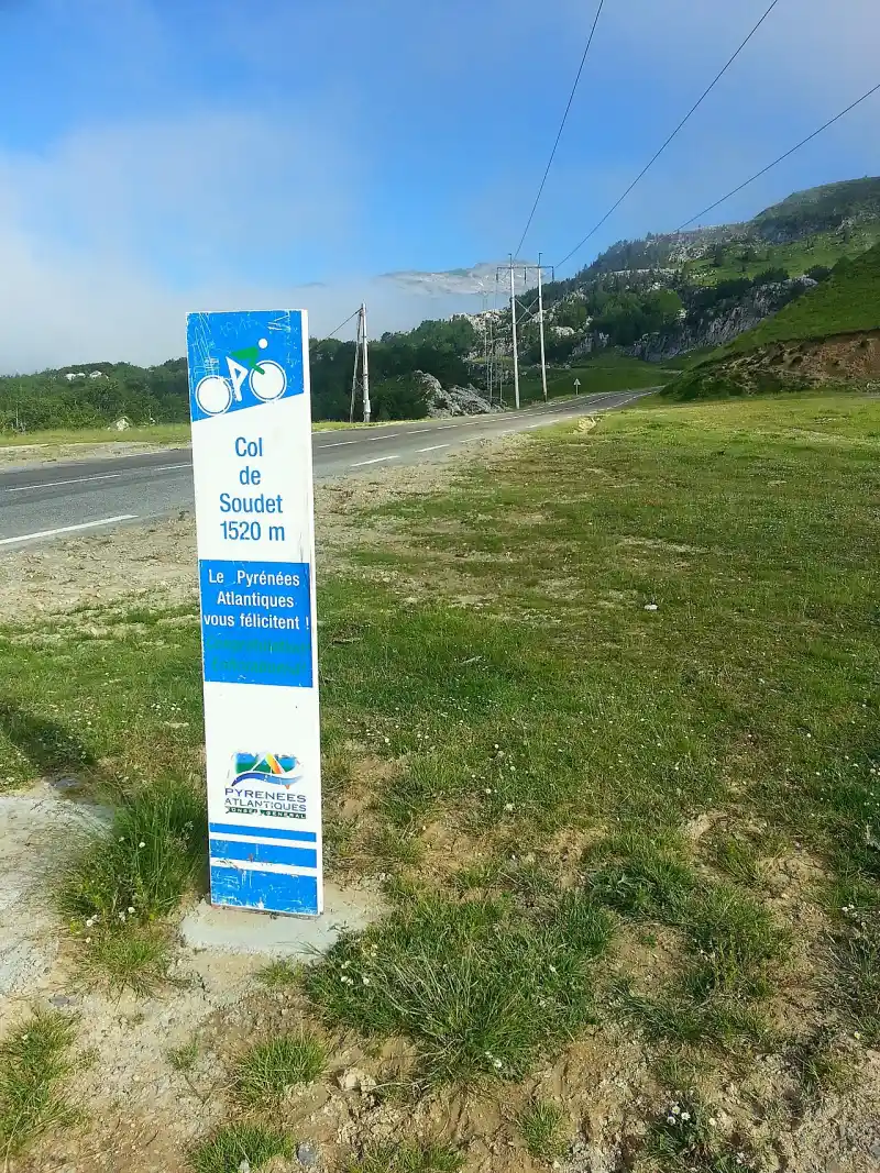 Passstrasse am Col de Soudet