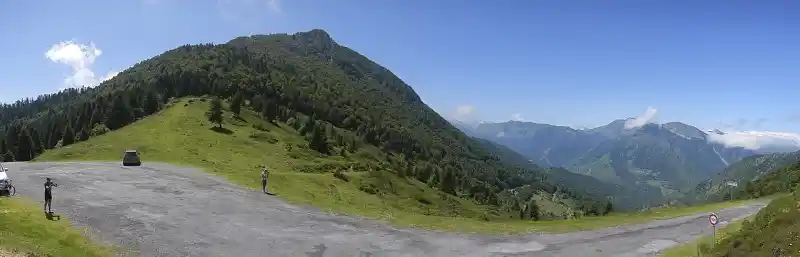 Passstrasse am Col de Spandelles