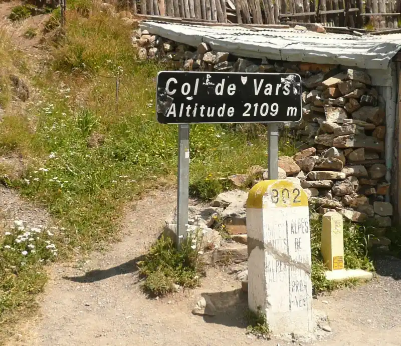 Passstrasse am Col de Vars