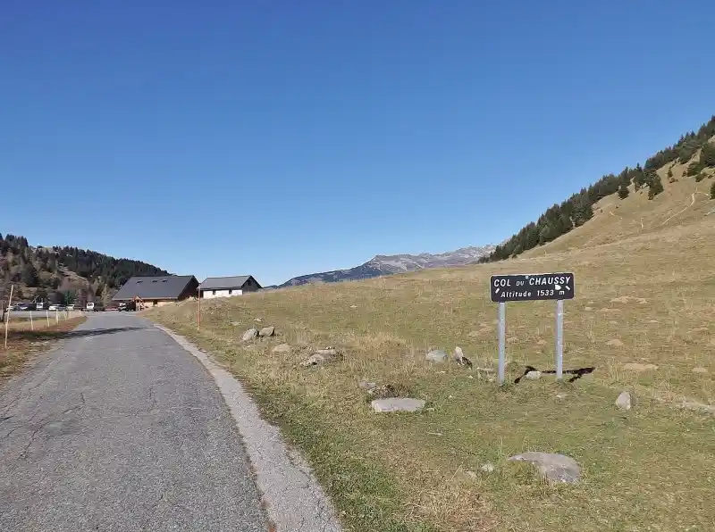 Passstrasse am Col du Chaussy