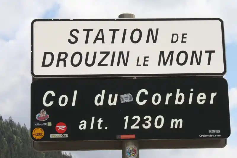Passstrasse am Col du Corbier