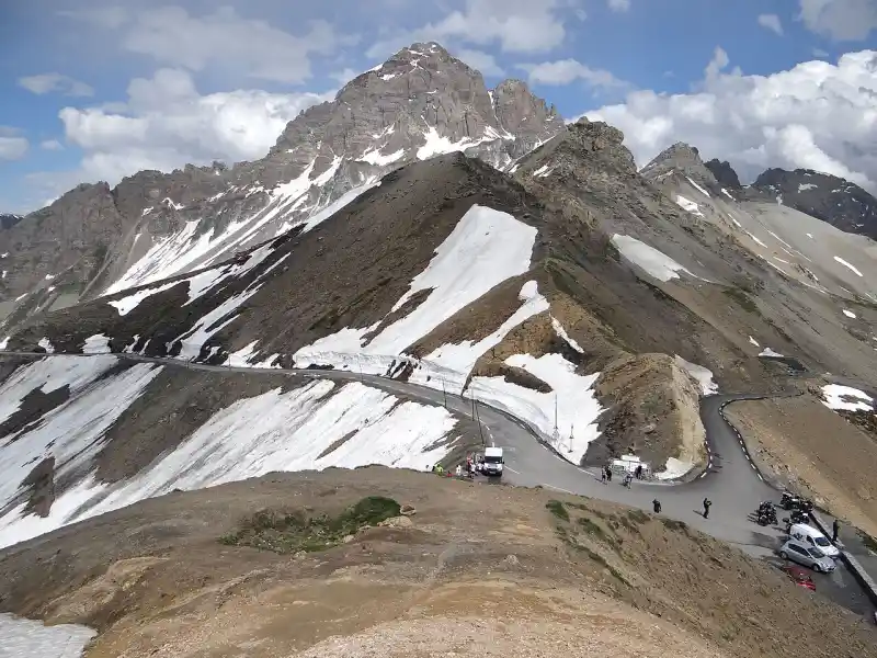 Passstrasse am Col du Galibier