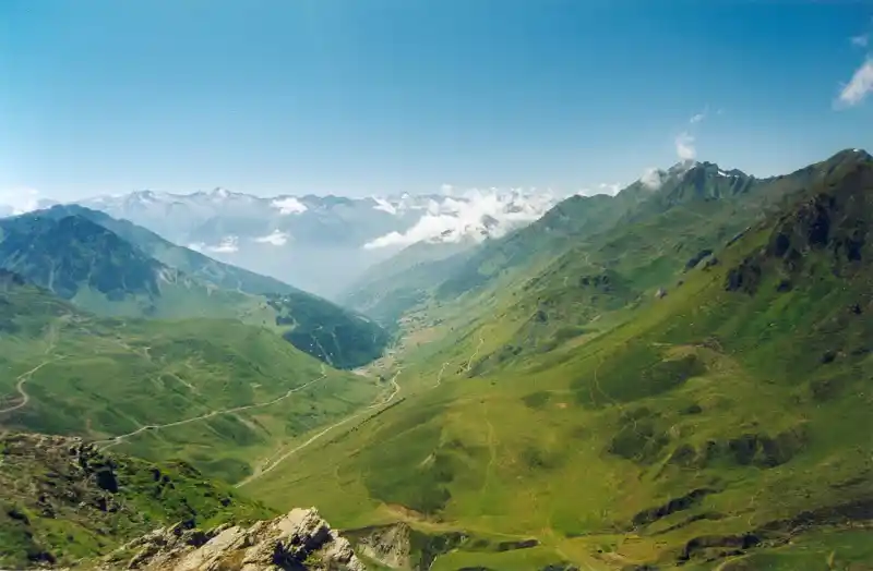 Passstrasse am Col du Tourmalet