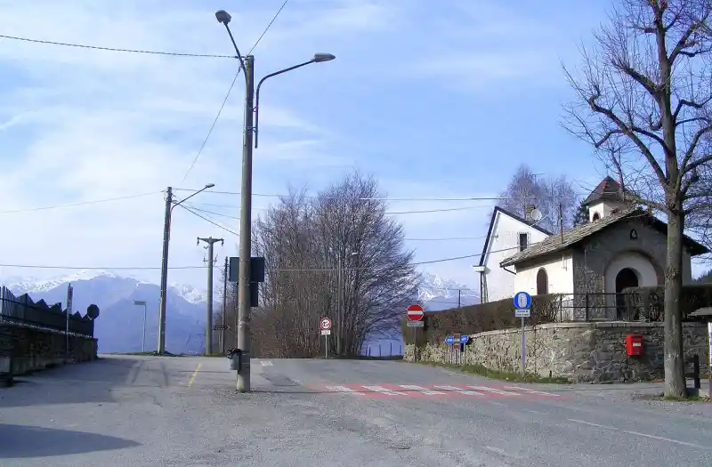 Passstrasse am Colle Braida