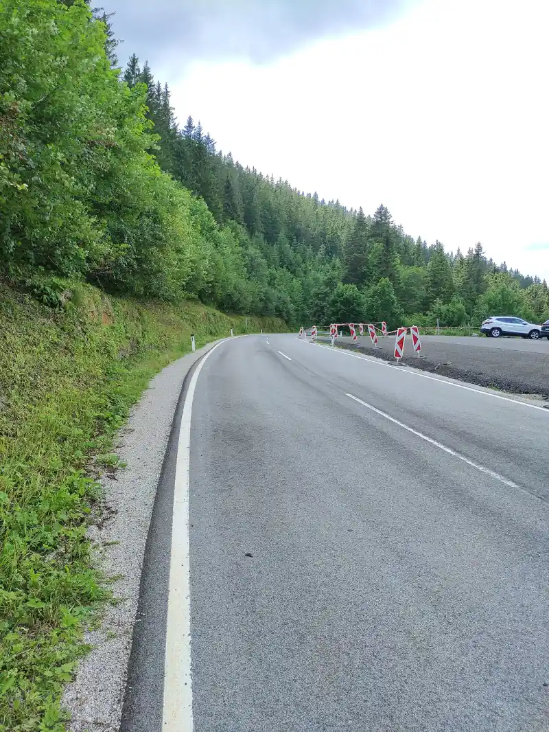 Passstrasse am Feistritzsattel