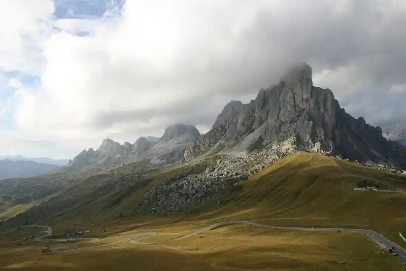 Passstrasse am Passo Giau