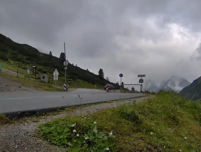 Passstrasse am Hahntennjoch