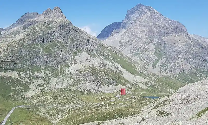 Passstrasse am Julierpass