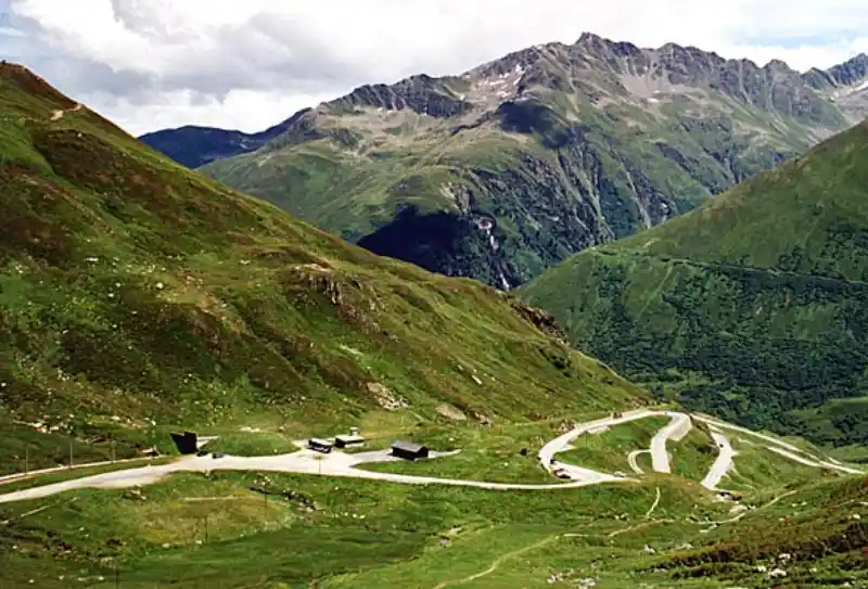 Passstrasse am Oberalppass
