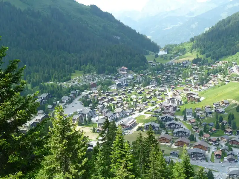 Passstrasse am Pas de Morgins