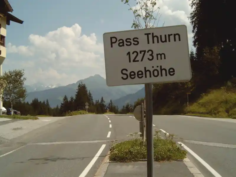 Passstrasse am Pass Thurn