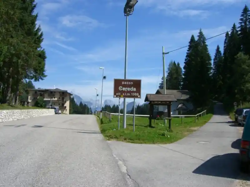 Passstrasse am Passo Cereda