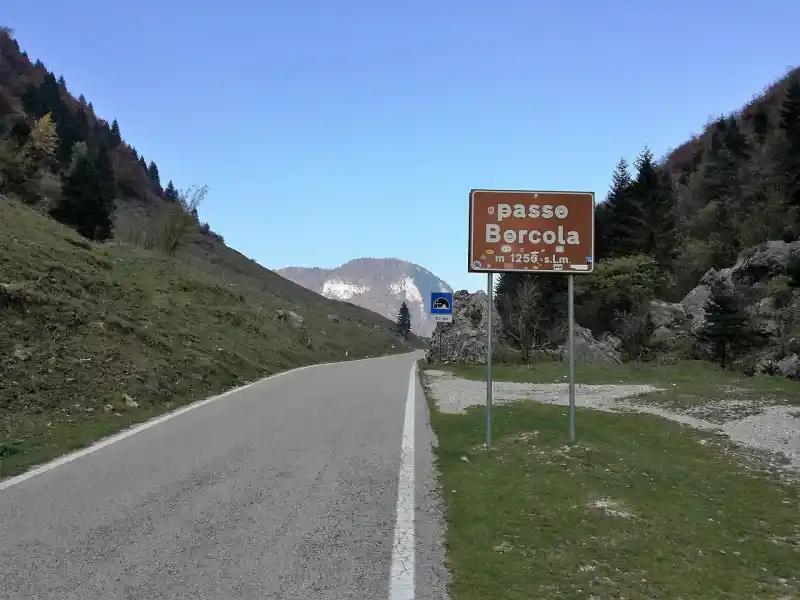 Passstrasse am Passo della Borcola