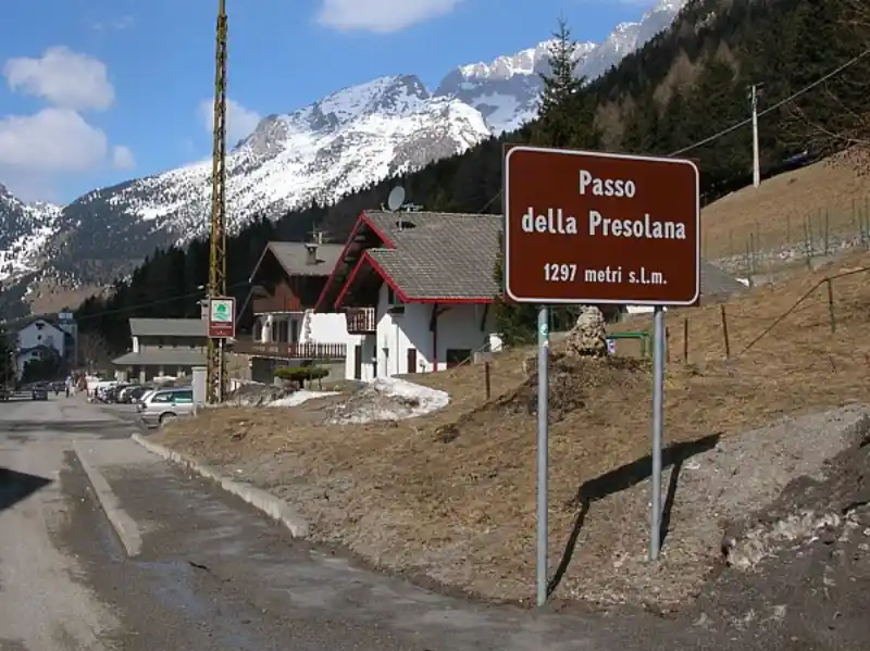 Passstrasse am Passo della Presolana