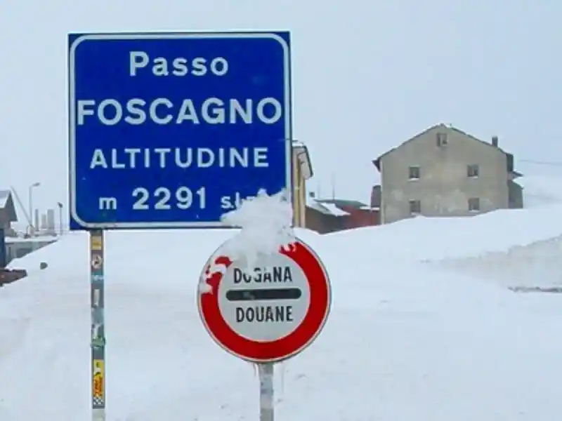 Passstrasse am Passo di Foscagno