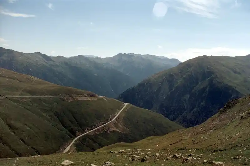 Passstrasse am Penser Joch