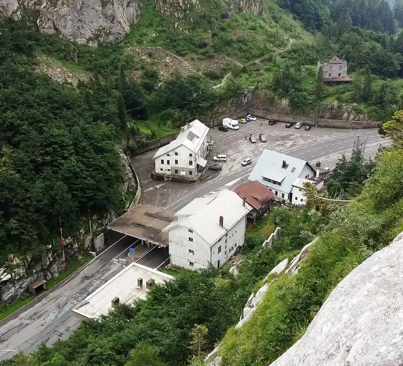 Passstrasse am Plöckenpass