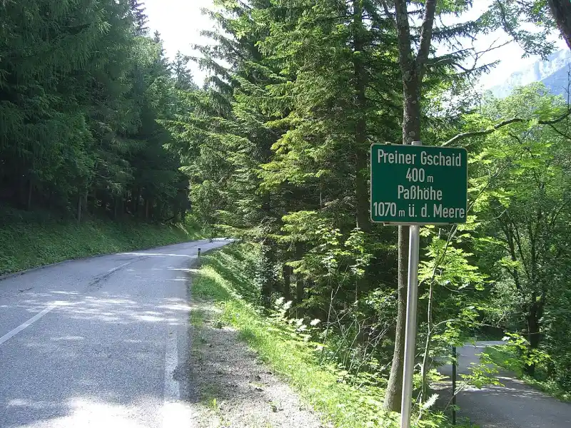 Passstrasse am Preiner Gscheid