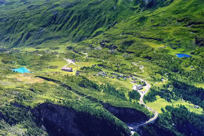 Passstrasse am Simplonpass