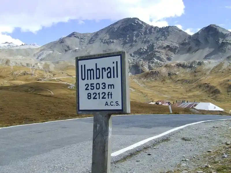Passstrasse am Umbrailpass